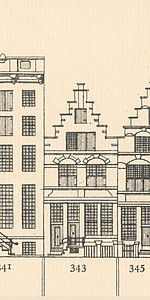 Herengracht 343, Tekening Caspar Philips