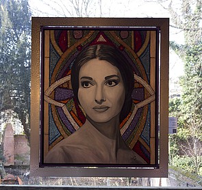 Herengracht 132, portret Maria Callas door Mark Janicello