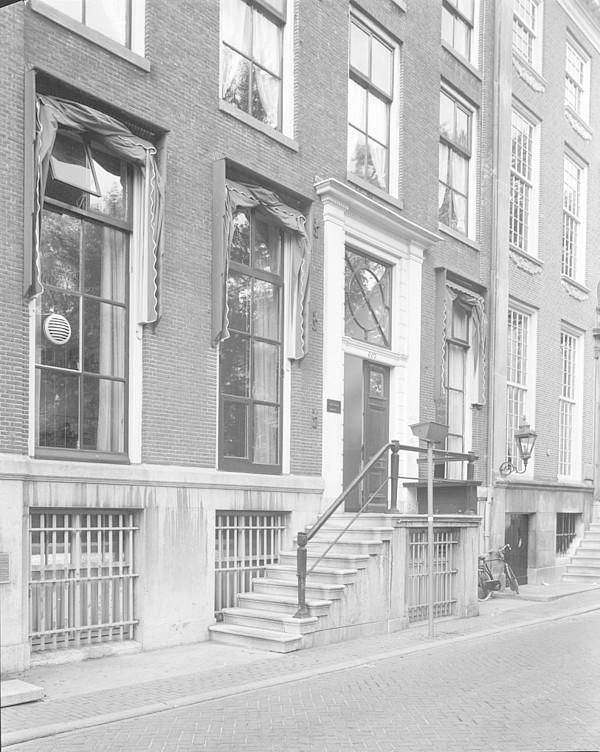 Herengracht 603 ingang, foto uit 1962