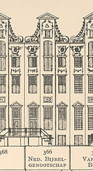 Herengracht 366  tekening Caspar Philips