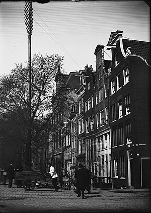 Prinsengracht 929-951 Telefoonpaal Olie 1891 SAA