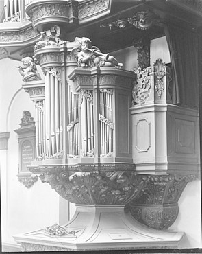 Keizersgracht 102, Zijaanzicht van het orgel
