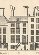 Herengracht 563, tekening Caspar Philips