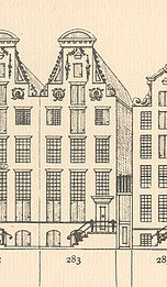 Herengracht 283, tekening Caspar Philips
