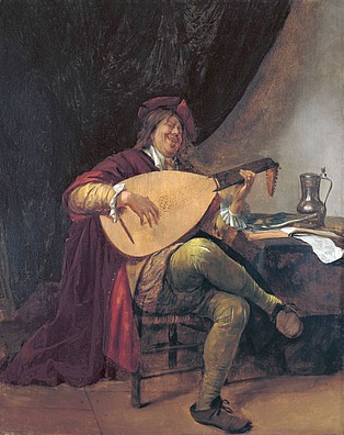Jan Steen Zelfportret als luitspeler, Museo Thyssen-Bornemisza
