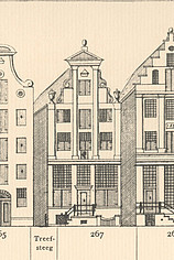 Herengracht 2, tekening Caspar Philips