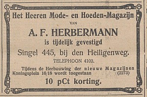 1904 Koningsplein 16-18 Herbermann De Tijd 09-12-1904