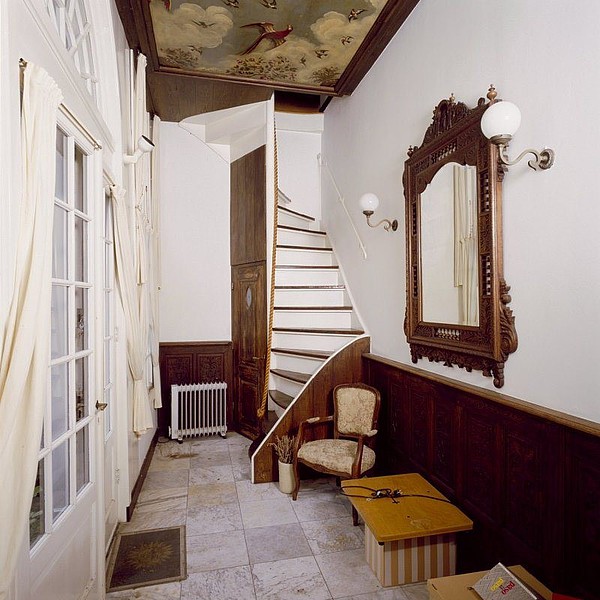 Keizersgracht 160, Tuinhuis met trap naar bovenverdieping.
