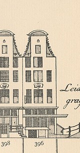 Herengracht 396, Tekening Caspar Philips