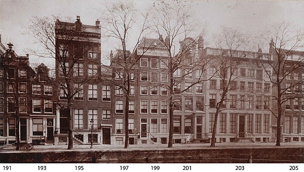 Keizersgracht 191-205 1917 SSA