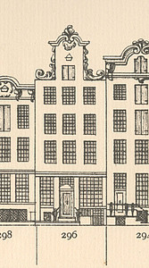 Herengracht 296 tekening Caspar Philips