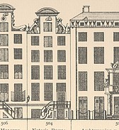 Herengracht 504, tekening Caspar Philips