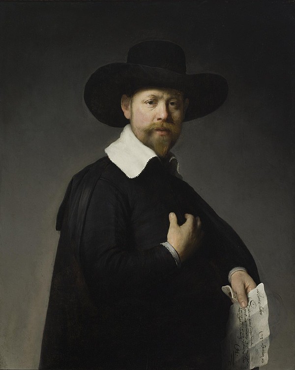 Keizersgracht 074 Portret van Marten Looten Rembrandt