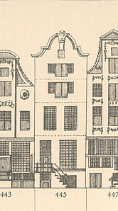 Herengracht 445, Tekening Caspar Philips