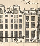 Herengracht 522, tekening Caspar Philips