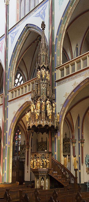 Singel 446, Kerk de Krijtberg, preekstoel