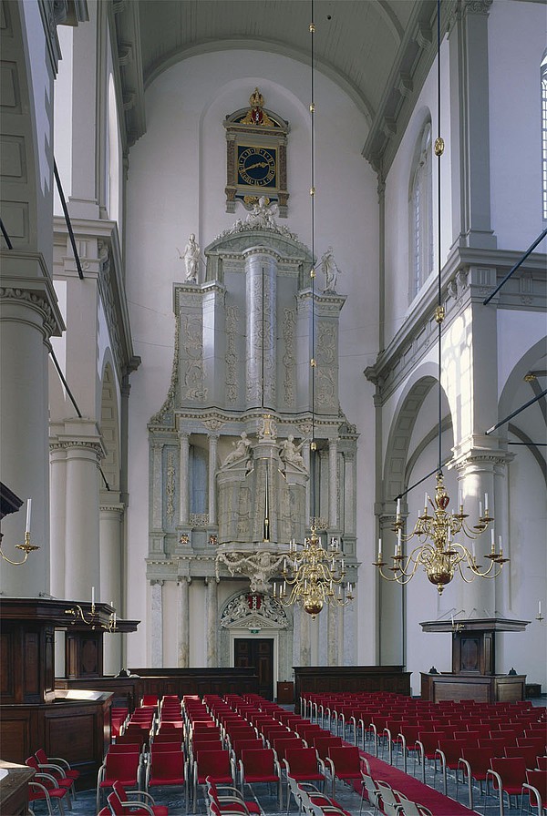 Prinsengracht 279 Westerkerk gesloten orgelluiken RCE