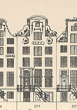 Herengracht 560, tekening Caspar Philips