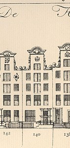 Herengracht 140 tekening Caspar Philips