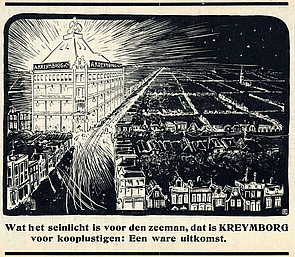Herengracht 430, advertentie winkel 1907, uit het Leven, 23 augustus