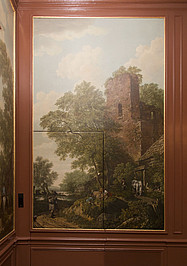 Herengracht 386, beschilderde behangsels van Jurriaan Andriessen