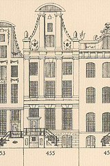 Herengracht 455, Tekening Caspar Philips