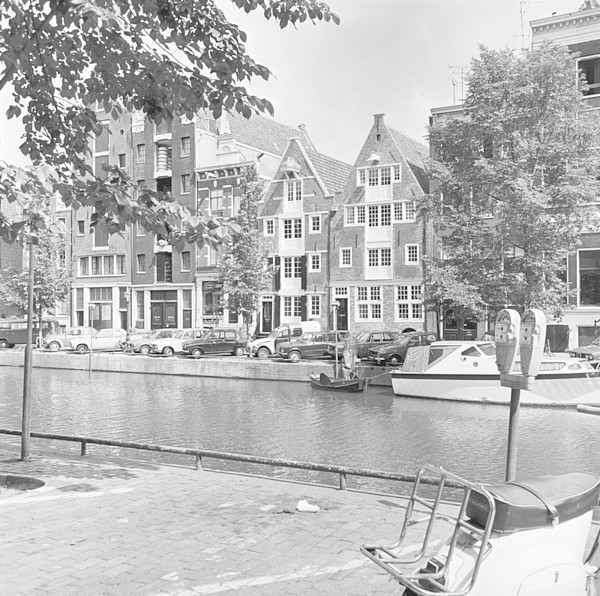 Herengracht 45-49, foto uit 1973 van Rijksdienst voor het Cultureel Erfgoed