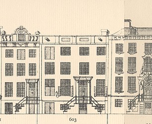 Herengracht  603, Tekening Caspar Philips