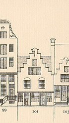 Herengracht 101 tekening Caspar Philips