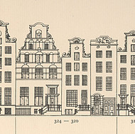 Herengracht 320 , Tekening Caspar Philips