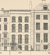 Herengracht 452, tekening Caspar Philips