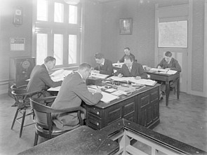 Keizersgracht 174-176 Foto kantoor binnen uit 1932