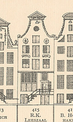 Herengracht 415, Tekening Caspar Philips