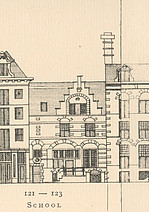 Herengracht 123,  1015 BG, tekening Caspar Philips