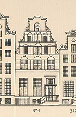 Herengracht 324 tekening Caspar Philips