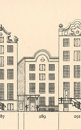 Herengracht 289, tekening Caspar Philips