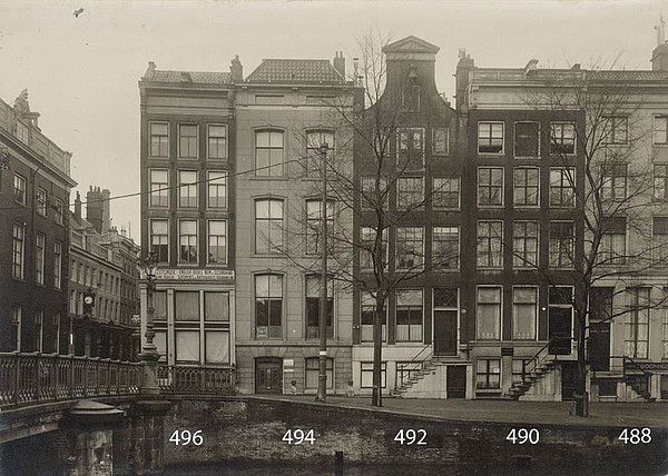 Herengracht 488 - 496 Leenheer 1917 SAA