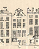 Herengracht 607, Tekening Caspar Philips