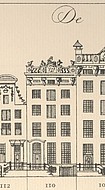 Herengracht 110 tekening Caspar Philips