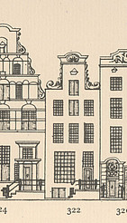 Herengracht 322 tekening Caspar Philips