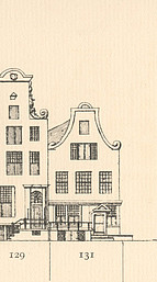 Herengracht 131, 1015 BG, tekening Caspar Philips