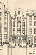 Herengracht 231 ,tekening Caspar Philips