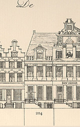 Herengracht 204  tekening Caspar Philips