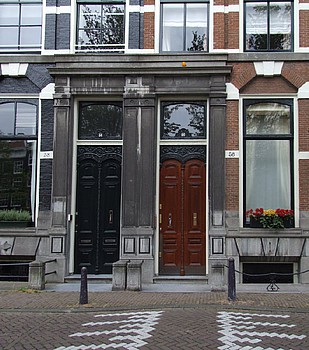 Herengracht 56 voordeur