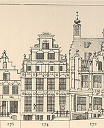 Herengracht 174, tekening Caspar Philips
