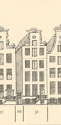 Herengracht 31 tekening Caspar Philips
