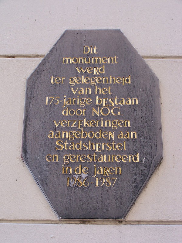 Herengracht 300 Wolvenstraat 1a plaque