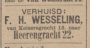 Herengracht 022 Het nieuws van den dag 30-04-1894