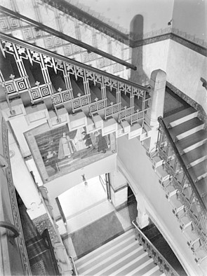 Keizersgracht 174-176 Foto trappenhuis uit 1932